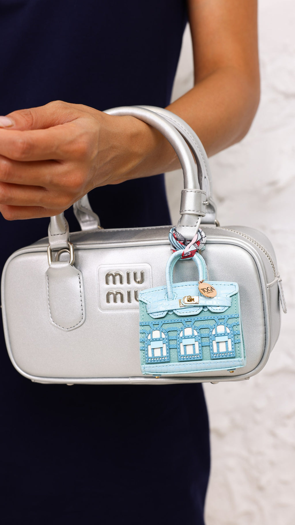 La Petite Amie Bag Charm, Azure Ciel