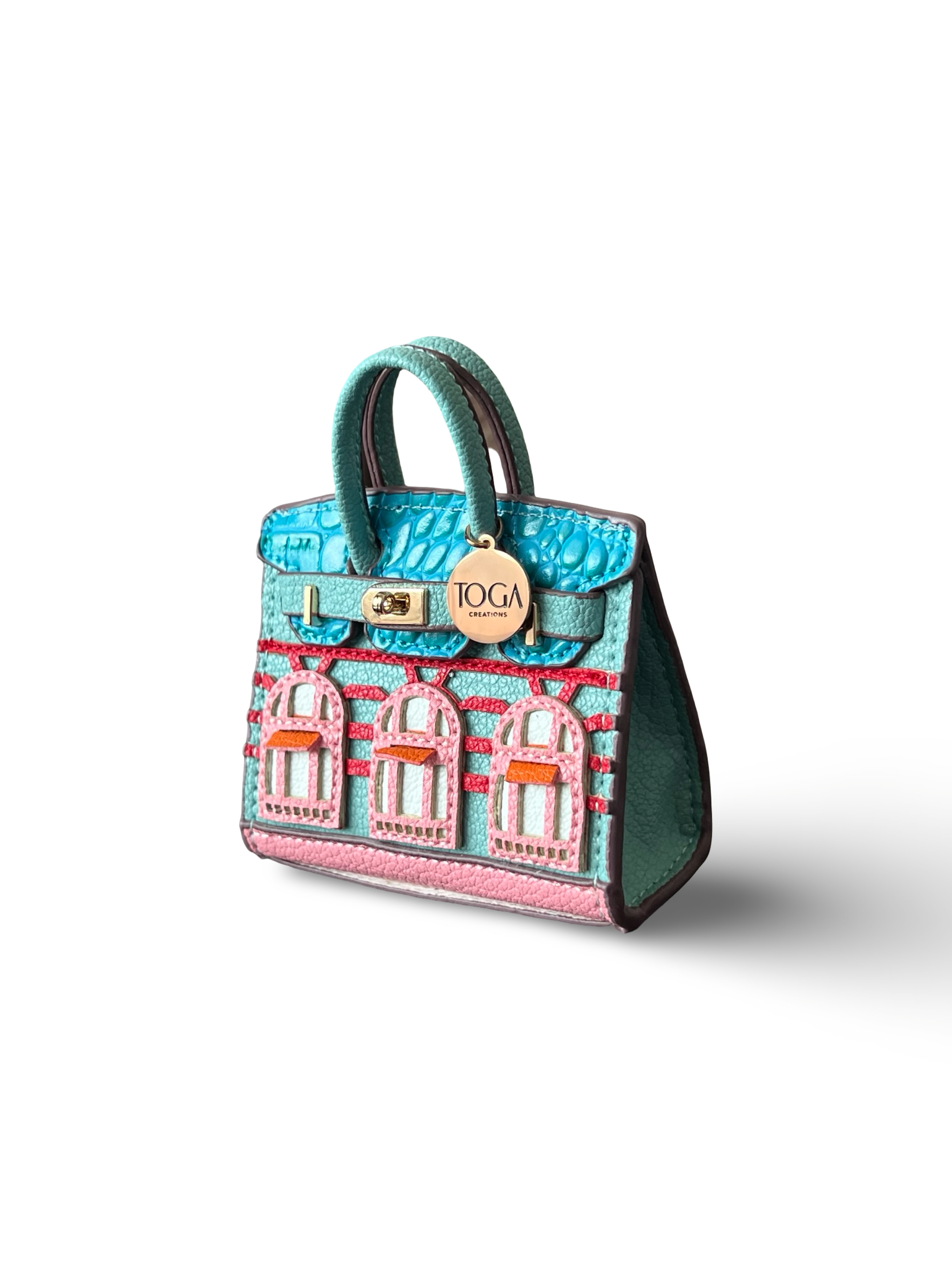 La Petite Amie  Bag Charm, Azure Rosé